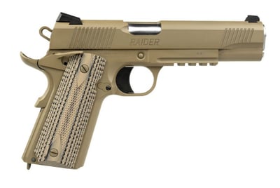 Tisas 1911 Raider 9mm 5" 9rd Pistol, FDE - $599.99 