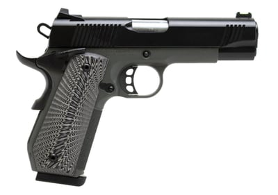 Tisas 1911 Yukon Carry 10mm 4.25" 8rd Pistol, Fiber Optic Sight, Gray/Black, G10 Sunburst - $649 (Free S/H on Firearms)