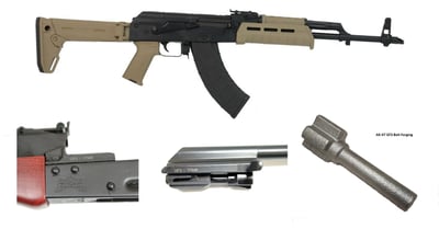 PSAK-47 GF3 Forged "MOEkov" Rifle, FDE - $759.99