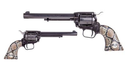 Heritage Rough Rider Revolver SAA 22 LR 6.5" Barrel, Snake Style Grips- TALO Exclusive - $105.99 