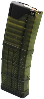 Lancer L5 Gen 2 AR-15 .223 / 5.56 30-Round Advanced Warfighter Magazine Translucent Green - $12.49 