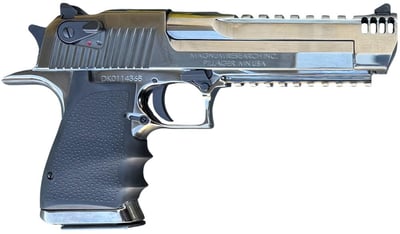 Factory Blem Magnum Research Desert Eagle 50 AE Black Nickel MK XIX - $3499 