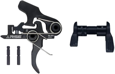 Rise Armament RA-100 Curved Two-Stage Trigger & RA-6423 Black Ambi Safety Selector - $109.95 