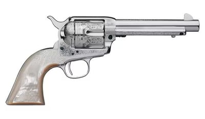 UBERTI 1873 NM Engraved Cattleman 45 LC 5.5" 6rd - Stainless - $1194.99 (FREE Shipping on Firearms)