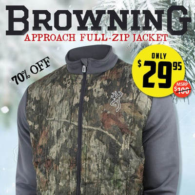 Browning Approach VS Full-Zip Jacket - $29.95 (Free S/H over $25)