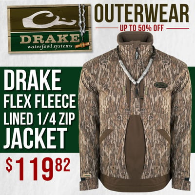 Drake Waterfowl up to 50% off: shirts, hoodies, pullovers, jackets, caps & more from $7.98 (Free S/H over $25)