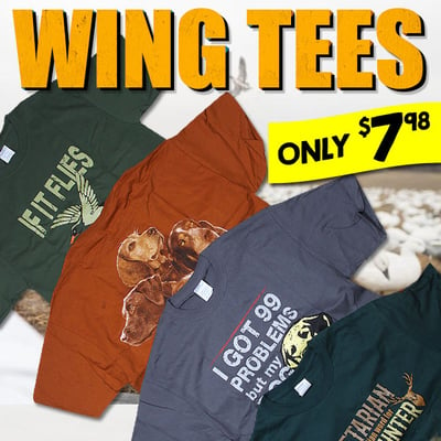 New Wing T-shirts from $7.98 (Free S/H over $25)