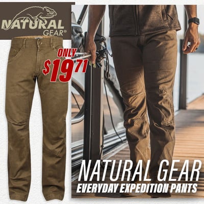 Natural Gear Everyday Expedition Pants - $5 (Free S/H over $25)