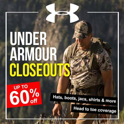 All Under Armour closeout deals! from $12.49 (Free S/H over $25)