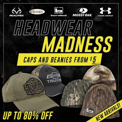 Caps, Masks, Headwear Madness - $5 (Free S/H over $25)