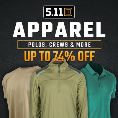 Dial 5.11: Polos, Crews, Button Downs & More from $9.98 (Free S/H over $25)