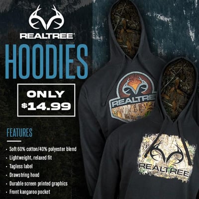 Realtree Hoodies - $14.99 (Free S/H over $25)
