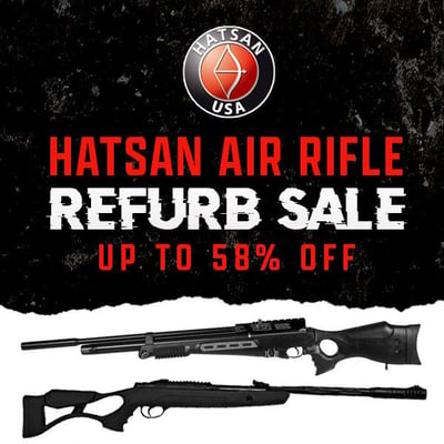 Refurbs: Feast on Hatsan Air Rifles for half off from $74.84 (Free S/H over $25)