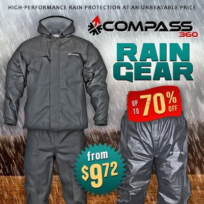 High-Performance Rain Protection at An Unbeatable Prices from $2.99 (Free S/H over $25)