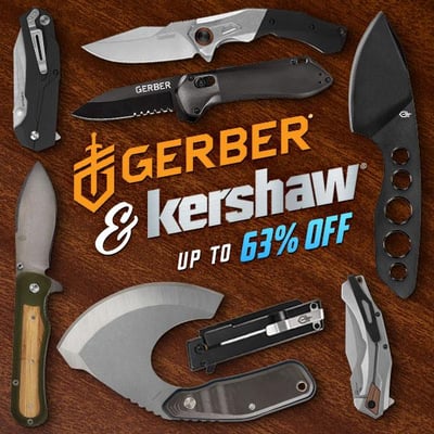 Gerber & Kershaw Knife Sale – Cut Prices, Not Quality! (Free S/H over $25)