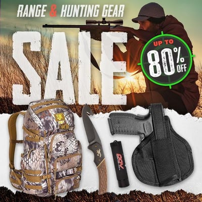 Range & Hunting Gear Sale—Limited Time Only! (Free S/H over $25)