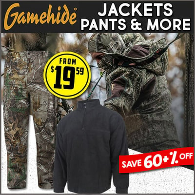 Gamehide Jackets, Pants and More - $9.63 (Free S/H over $25)