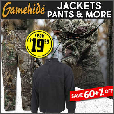 Gamehide Gear Jackets Pants & More from $9.63 (Free S/H over $25)
