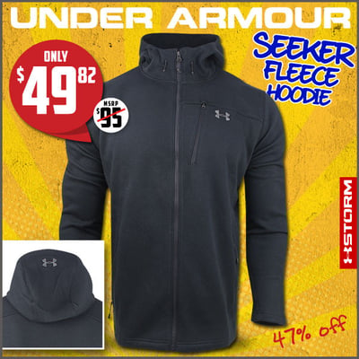 Under Armour Seeker Full-Zip Hoodies - $49.82 (Free S/H over $25)