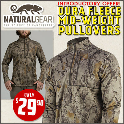 A Natural fit...Natural Gear Pullovers - $29.99 (Free S/H over $25)