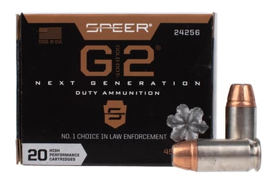 Speer Gold Dot G2 230 gr 45 ACP +P Ammunition - 20 Rounds - $26.54 