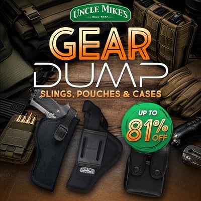 Uncle Mike’s Gear Dump: Holsters, Slings, Pouches & Cases Up to 81% Off - $4.89 (Free S/H over $25)