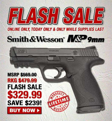 Smith & Wesson M&P9 9mm Full-size Pistol 209301 - $479.99 ($12.99 Flat S/H on Firearms)