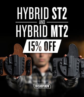 Hybrid ST2 And Hybrid MT2 Holsters 15% Off from $55.20 ($9 Flat S/H)