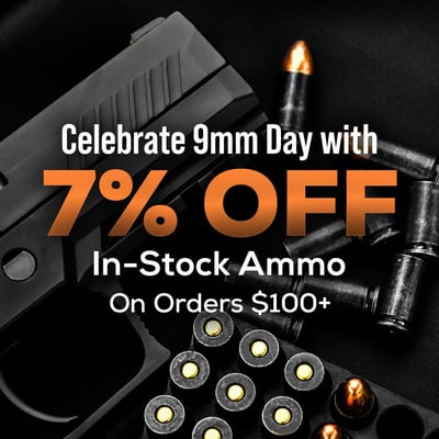 7% OFF $100 On Ammo w/Code "PEWPEW7" @ OpticsPlanet.com (Free S/H over $49 + Get 2% back from your order in OP Bucks)