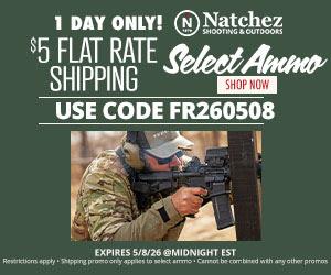 Bulk Ammo Flash Sale With $5 Flat Rate Shipping! @Natchez Shooting & Outdoors 