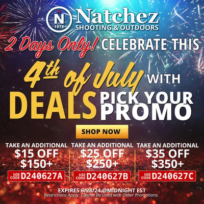 4th Of July Sale On All Ammo And Outdoor Gear - Pick Your Promo 