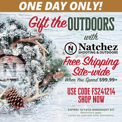 Free Shipping Sitewide On All Outdoor Gear and Ammo When You Spend $99.99+ with coupon "FS241214" @ Natchez Shooting & Outdoors