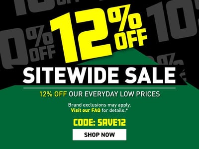 12% OFF Sitewide Sale - Use code "SAVE12"