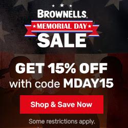 Memorial Day Savings @ Brownells - Get 15% Off with code "MDAY15"
