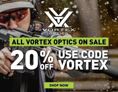 20% Off Vortex Optics with coupon: VORTEX @ Primary Amrs 
