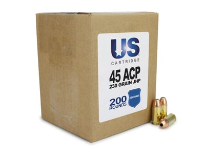 US Cartridge 45 ACP 230 Gr JHP (LE Contract Overrun) 200 rounds - $105.44 After Code: SPRING5