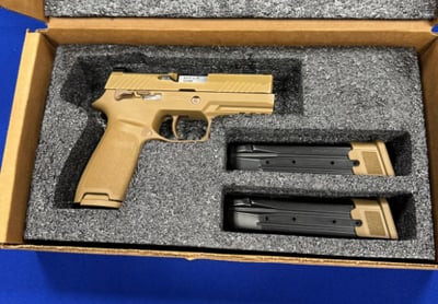 Used Sig Sauer M18 Commemorative 9mm Pistol, 3.9" Barrel, 15rd, 3 Mags, Factory Case - $999.99 