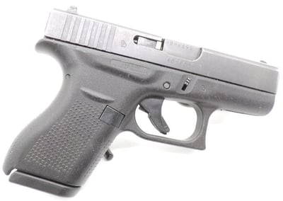 USED Glock G42 .380 ACP 3.25" barrel 6 Rnds Black - $319.99 