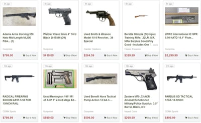 Used Firearms from More Than 100 Vendors @ Wikiarms.com