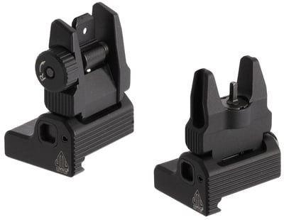 UTG ACCU-SYNC Spring-Loaded AR-15 Flip-up Sight Set - $39.95 