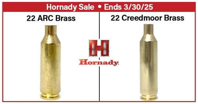Hornady 22 Creedmoor Brass @ Midsouth Shooters Supply 