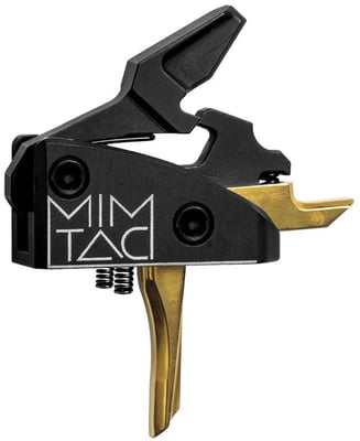 MIMTAC Valkyrie AR-15 Drop-In Single Stage Flat Trigger 3lb GOLD - $119.90 