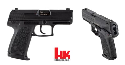 H&K USP Compact V1 DA/SA 9mm 3.58" Barrel 3-dot Sights Decocker 2x10rd Mags - $1034.39 after code "WELCOME20"