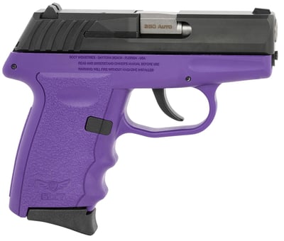 SCCY CPX-3 380 ACP 3.1" 10rd Pistol - Black Purple - $181.99 (FREE Shipping on Firearms)