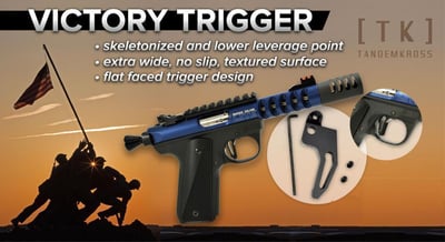 "Victory" Trigger for the Ruger MKIII 22/45 by TANDEMKROSS - $39.99