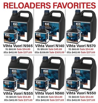 VihtaVuori N560 High Energy Smokeless Rifle Powder