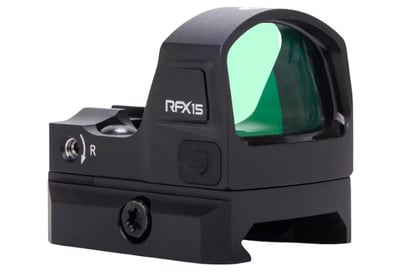 Viridian RFX-15 Micro Reflex 3 MOA Green Dot Sight, Black - $123.90 (Add To Cart) (Free Shipping on $100+ Orders)