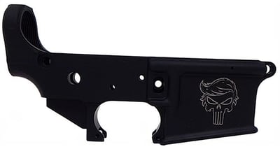 Anderson Manufacturing Lower Receiver Stripped Trump Punisher Logo for AR-15 - $52.99