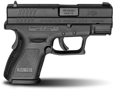 Springfield XD Essential Package Sub-Compact 9mm 3" 1-13 Rd & 1-16 Rd Mags - $457.59