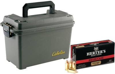 300 Rounds Herter's Select-Grade 9mm with Dry-Storage Box - $59.99 (Free Shipping over $50)